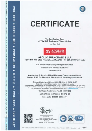 ISO Certificate